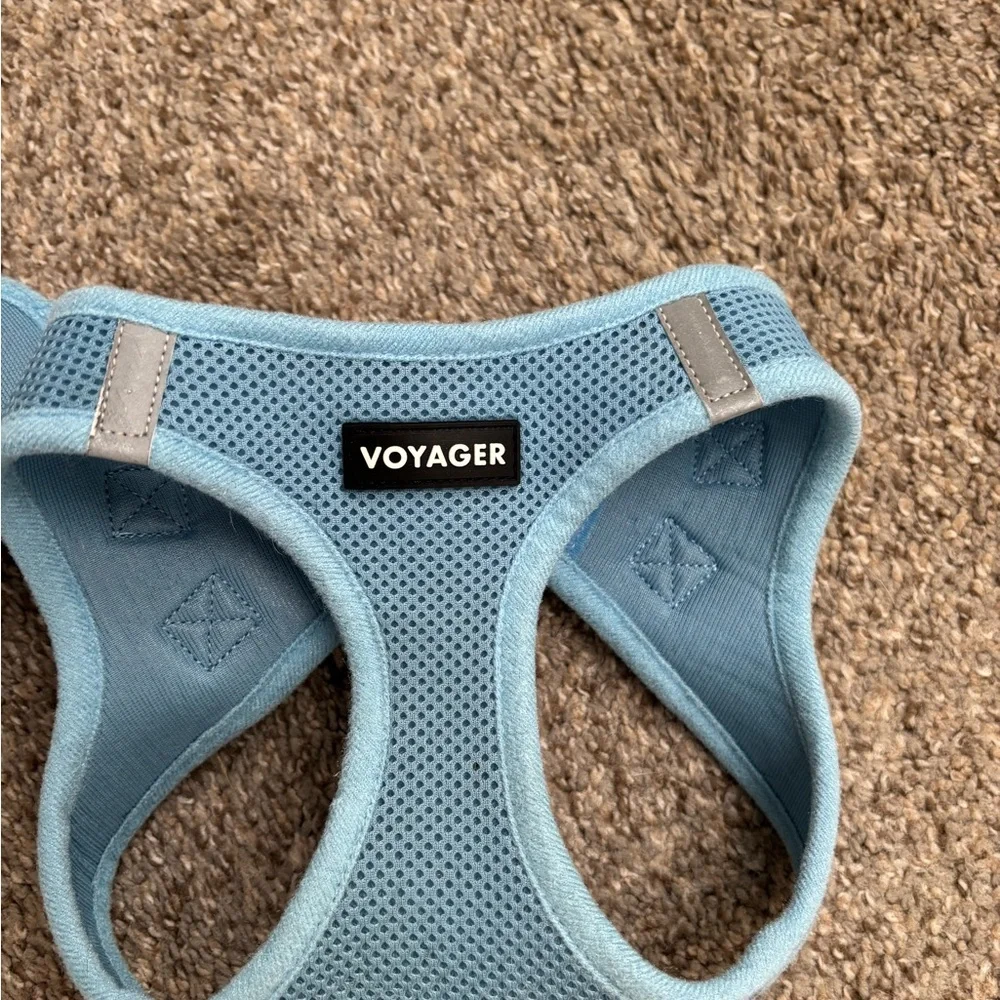 Baby Blue Breathable Mesh Step In Dog Harnesses, 2 available size M - Picture 9 of 12